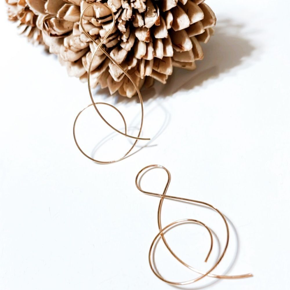 Music  note  earrings  M53 - Picture 4 of 6